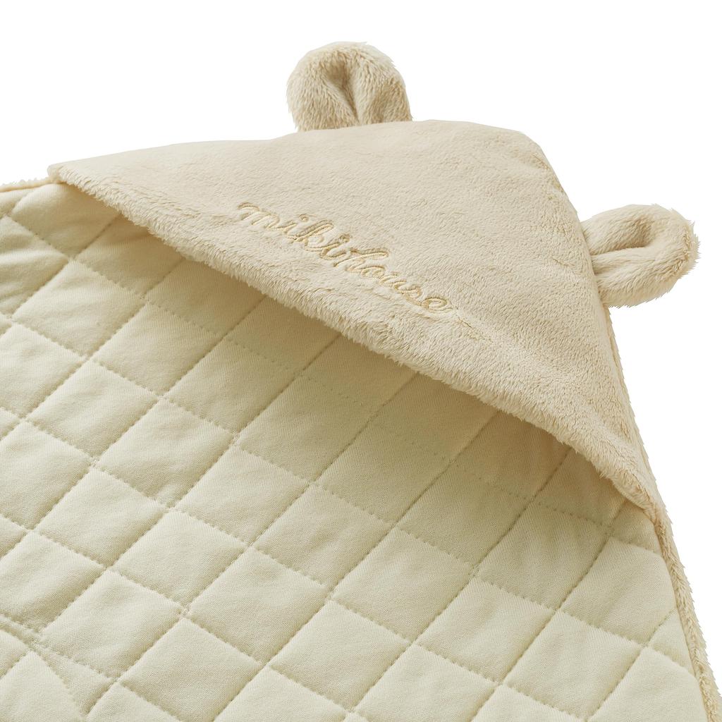 Afghan Swaddling Made In 85 X 85 For Boys and Baby Beige [Miki House] Cloth, Plain, Japan, Cm, Girls, Baby, Kids, Clothes, 45-6066-498,