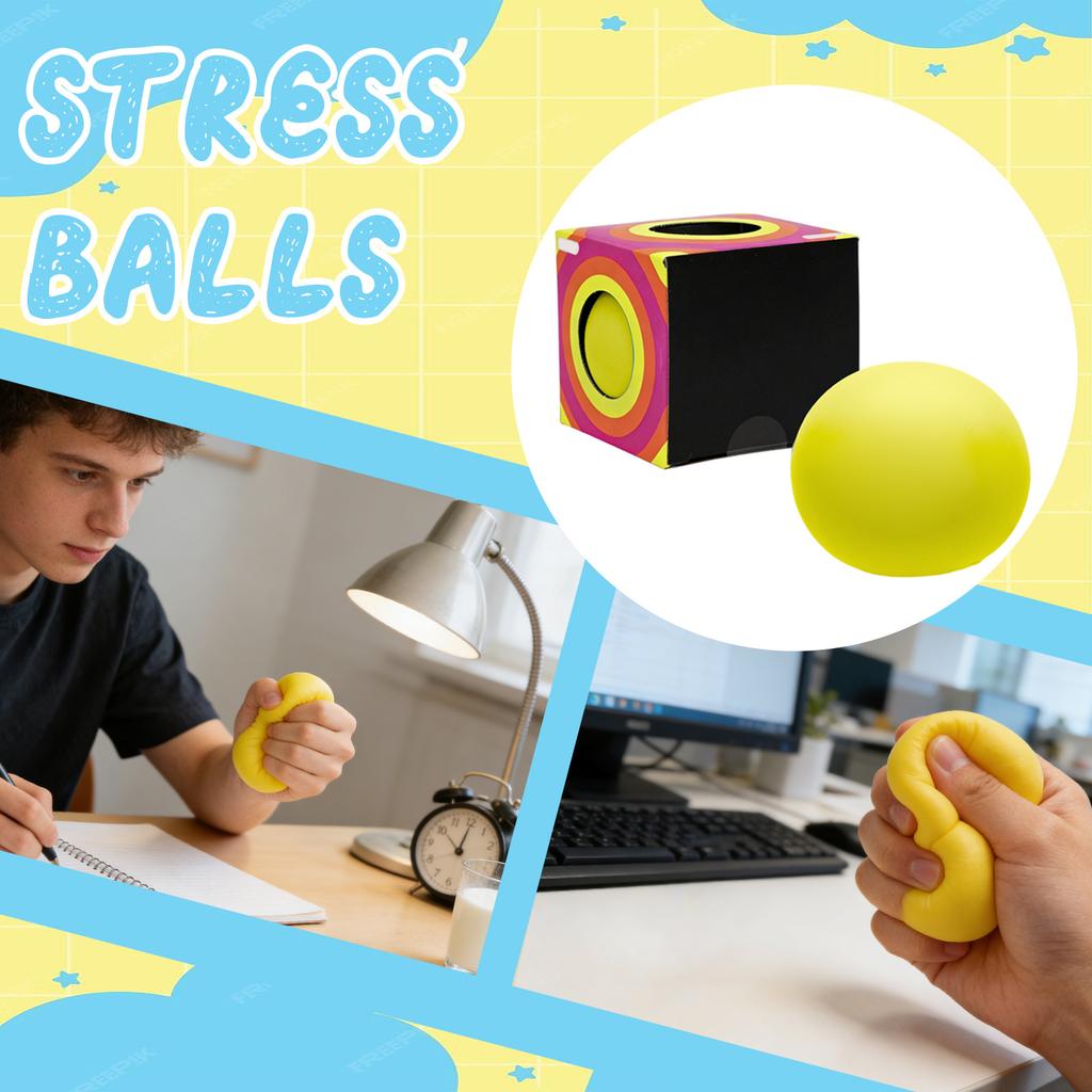 Spherical Stress Ball Fingertip Toy