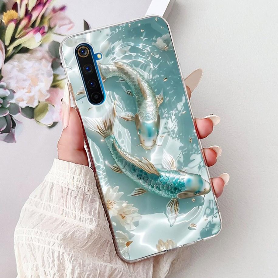 For Realme 6 Pro Case RMX2061 Soft Silicone Cartoon Phone Cover For OPPO Realme 6 Pro Case Realme6 Realme 6 Pro 6i 6S 6Pro Coque