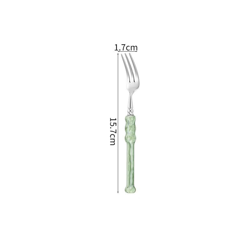 High-Quality Steel Cutlery Set Elegant Dining Western Hotel Tableware
