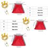 Funny Adjustable Dog King Cloak With Crown Cozy Pet Cosplay Cloak Velvet Trimmed Breathable Pet Costume Photo Pet