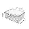Playing Card Box, Card Storage Box | Small Card Storage Box, Transparent Card Storage Box with Lid, Multifunctional Storage, Dustproof Storage Box, Ca