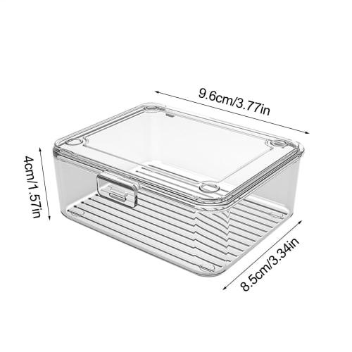 Playing Card Box, Card Storage Box | Small Card Storage Box, Transparent Card Storage Box with Lid, Multifunctional Storage, Dustproof Storage Box, Ca