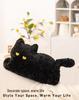 Creative Cartoon Corgi & Black Cat Animal Pillow - Long Lumbar Support Cushion for Sofa or Dorm