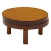 1:12 Dollhouse Miniature Round Table Tea Coffee Table End Table With Mat Furniture Model Decor Toy Doll House Accessories