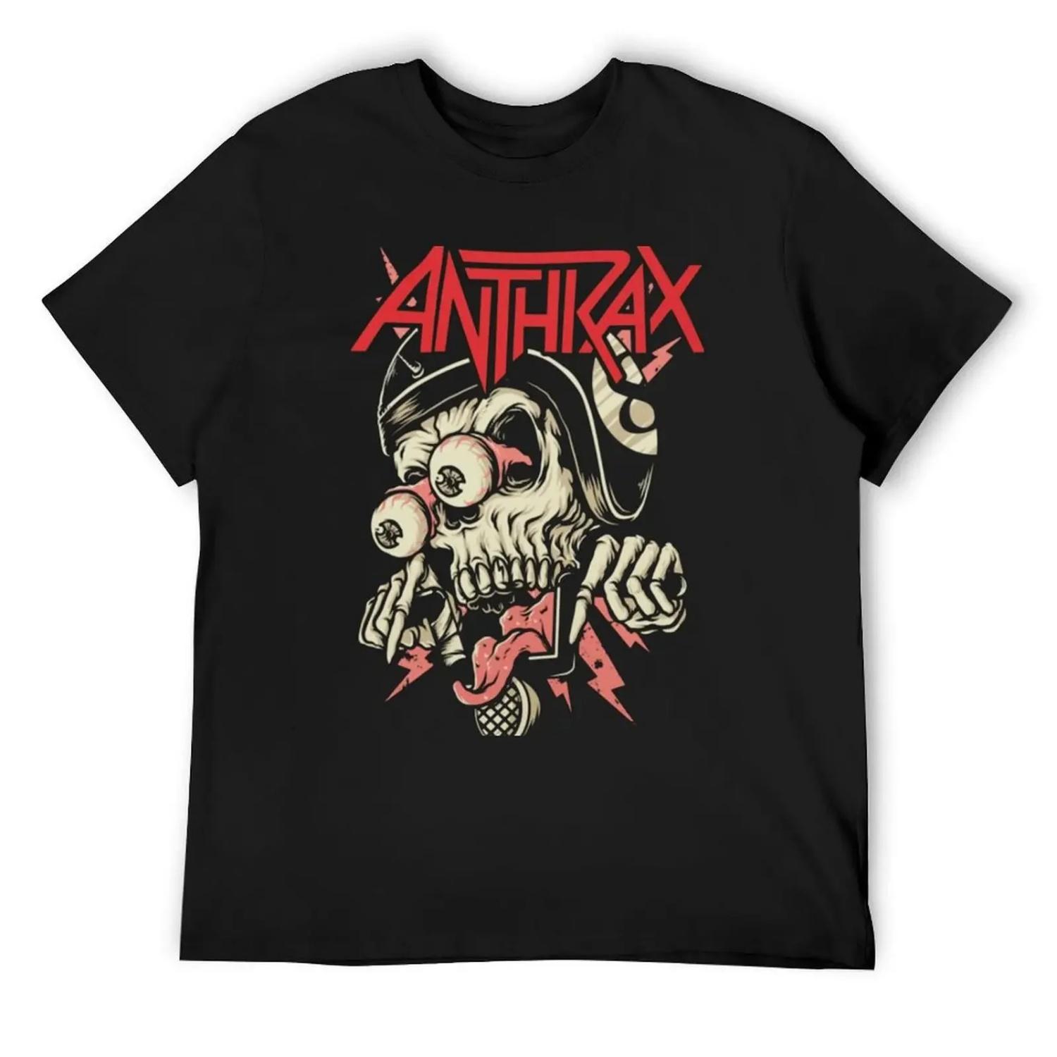 ANTHRAX BAND T-Shirt Blouse blue lock customs design your own t shirts for men pack S