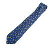 Used 9212 Maillon Panda Silk Tie H006310T 20 7961 Blue Orange 3" Chaine d'Ancre Silk Marine Men's from Japan AUTHENTIC
