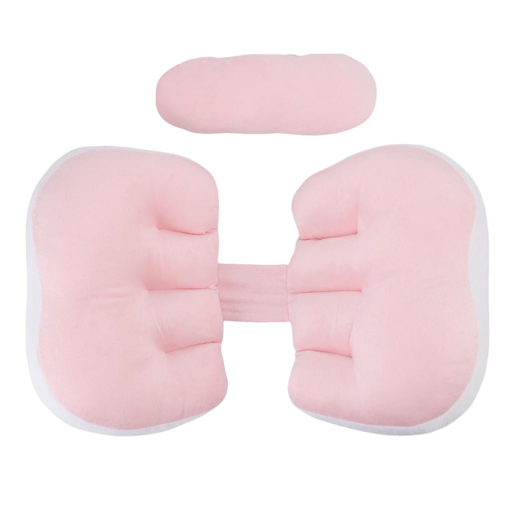 Pregnancy Pillow U Shaped Maternity Back Support Pillow for Side Sleeper Soft Cotton Machine Washable