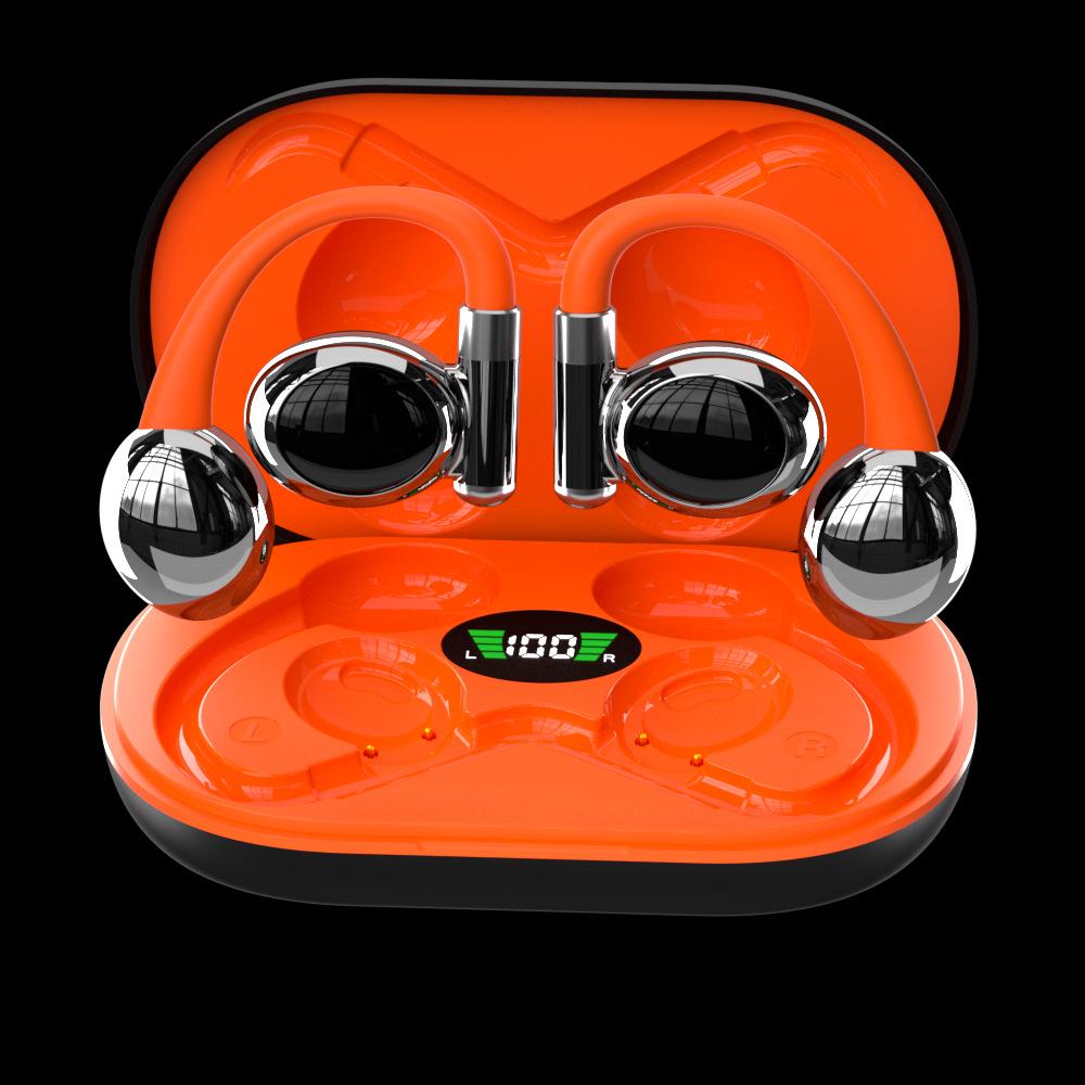 Intelligente Bluetooth-Sportkopfhörer mit Digitalanzeige, extrem langer Akkulaufzeit und Non-In-Ear-Ohrbügeldesign