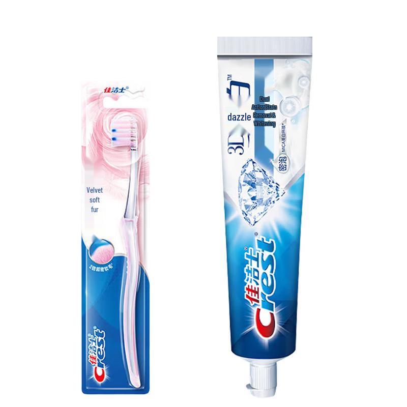 Crest Gum Care Toothbrush & Whitening Toothpaste Set