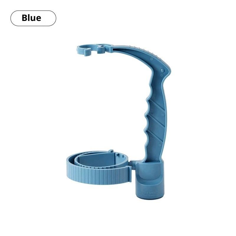 

Adjustable Beverage Handle Multi-Purpose Drinkware Bottle Grip Bar Pour Handle with Storage Rack for Oil Pot синий