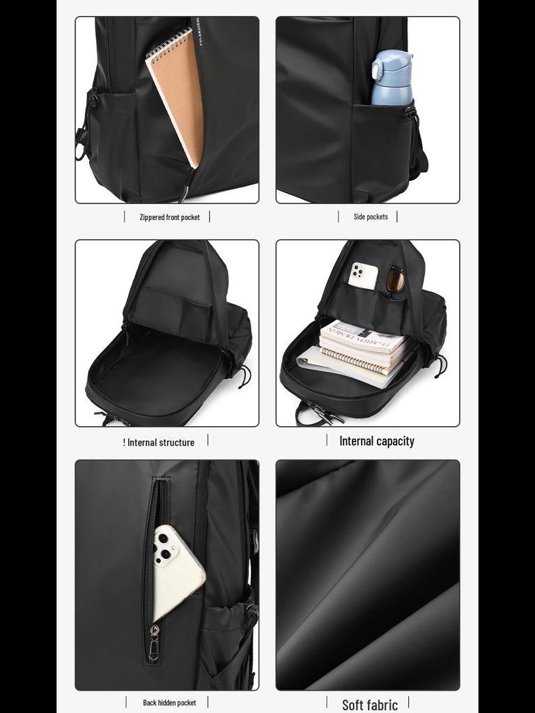 Versatile Lightweight Student and Commuter Backpack: Fashionable, Casual, and Business-Ready Computer Bag Handbag