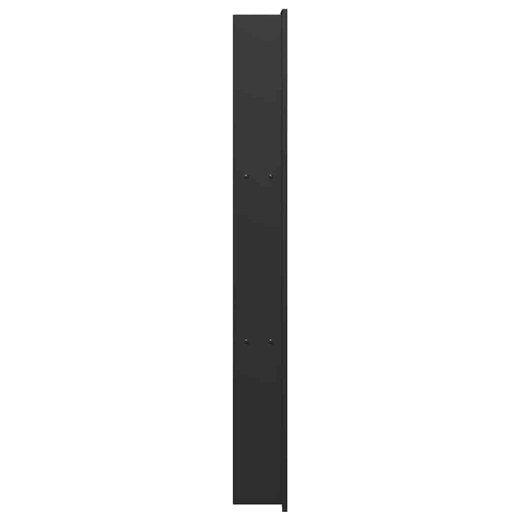 Shower Niche Shelf Black 90 x 20 x 9.5 cm Stainless Steel