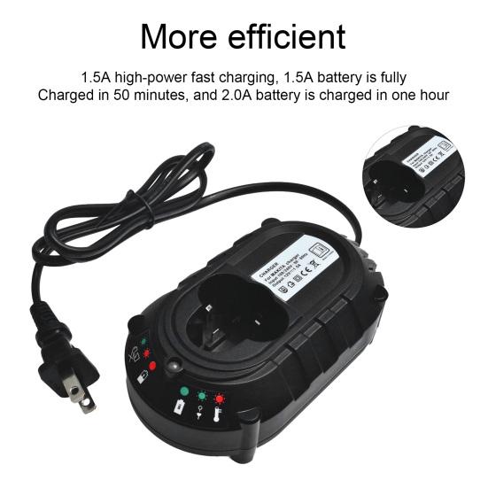Battery Charger Time-Saving Fast Charging Multifunction Intelligent 10.8V Power Tool Battery Charger for Makita BL1013 BL7010