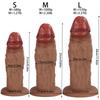 Ultra Large Realistic Dildo Liquid Silicone No Balls Female Masturbation Adult Toy