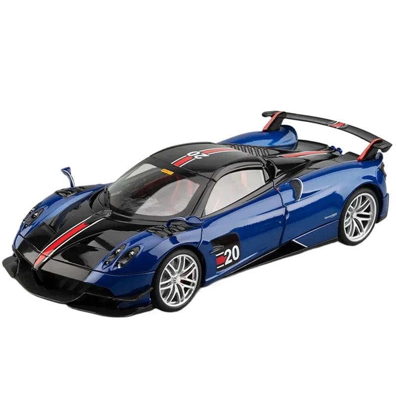 

1/18 Pagani Huayra BC Alloy Sports Model Diecast Metal Racing Car Vehicles Model Collection Sound Light Simulation Kids Toy Gift