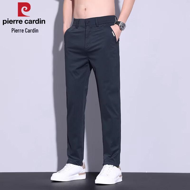 Pierre Cardin Men's Summer Slim Straight Casual Trousers