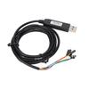 USB To TTL Serial Cable 6 Pins 4.9ft Length 50bps To 2Mbps Debug Console Cable for Computer