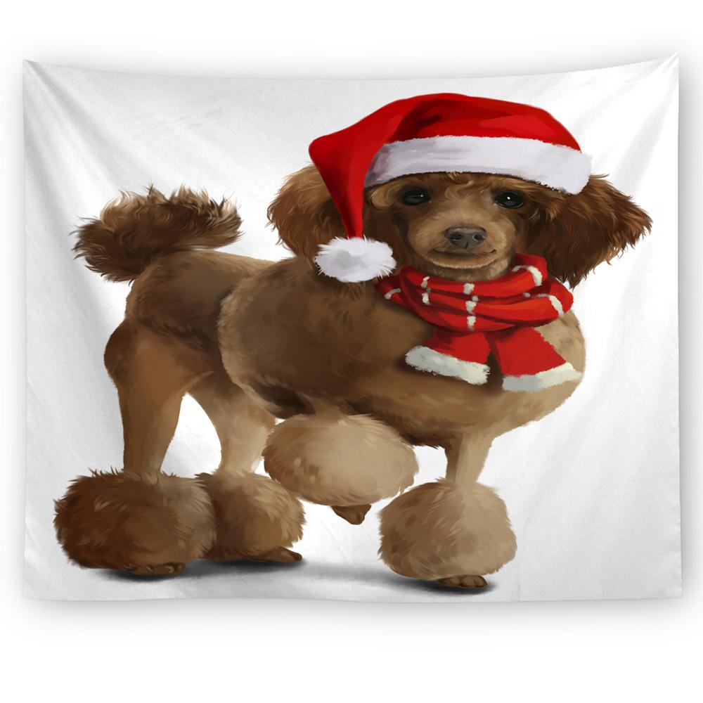 Grenzüberschreitende neue originelle Weihnachts-Tierheim-Tapisserie, Wandbehänge, Strandtücher und Teppiche