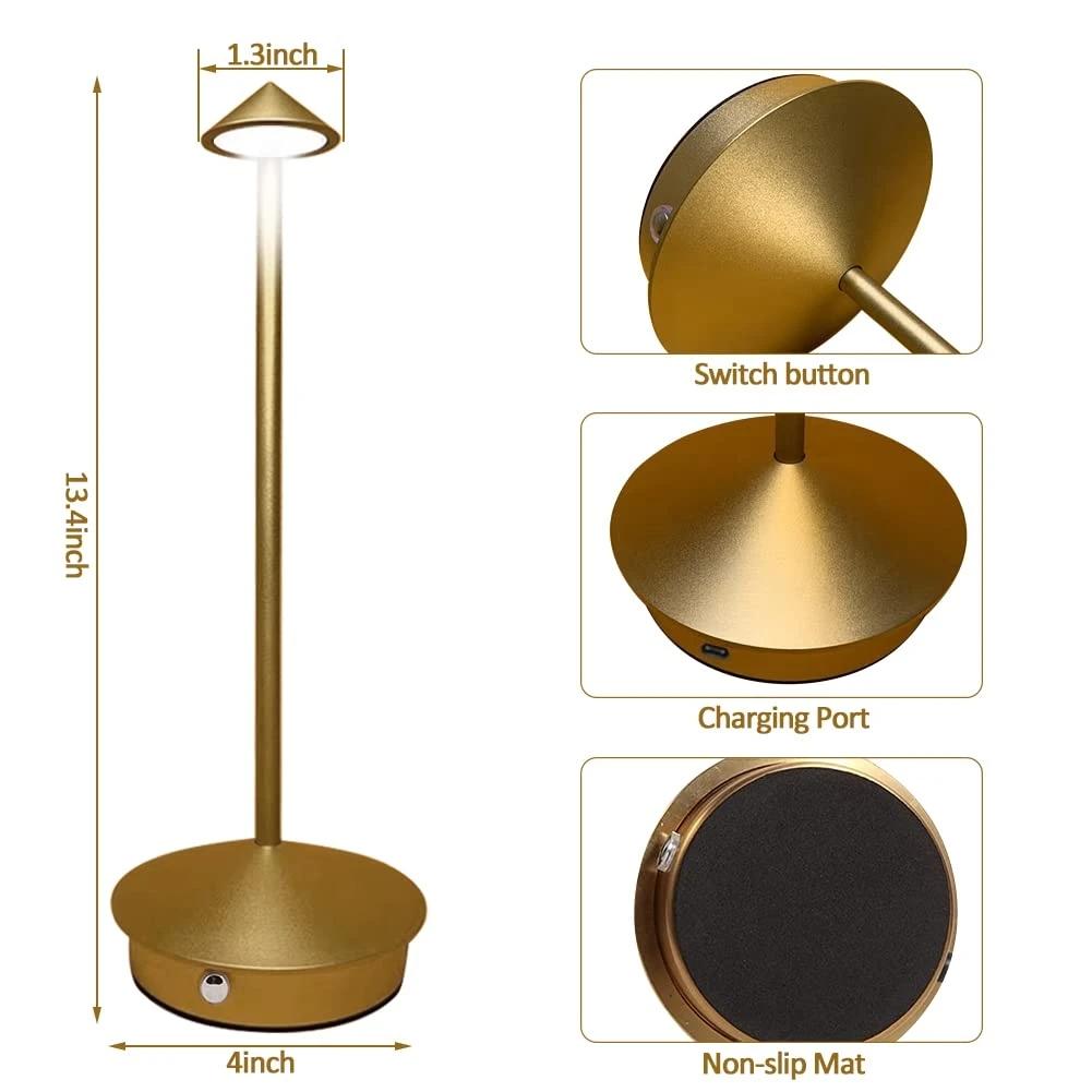 Kreative Esszimmer Touch Led Hotel Bar Kaffee Pina pro Tisch Lampe Wiederaufladbare Tisch Lampe Lampada Da Tavolo Dekorative Schreibtisch Lampe