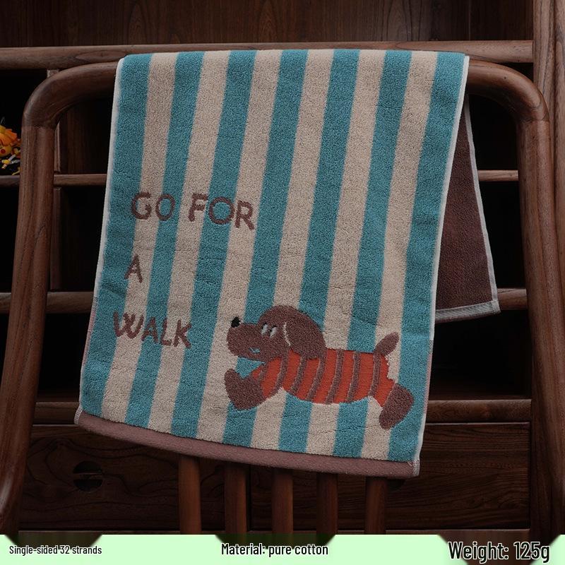 Thick Absorbent Pure Cotton Face Towel for Adults