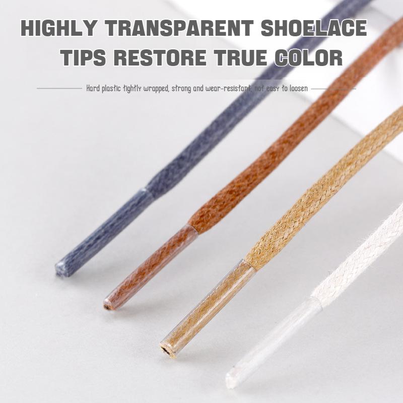 1Pair Cotton Waxed Shoelaces Round Rope Shoe laces Boots Laces for Shoes Waterproof Leather Shoelace 60/80/100/120/140/180cm