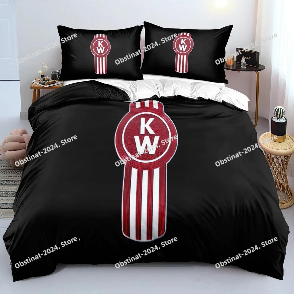 Truck Kenworth 3D Printed Duvet Cover Pillowcase Bedding Set Twin Full King For Kids Adults Bedroom