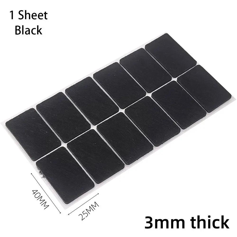 

12Pcs/Sheet Self Adhesive Felt Chair Leg Pads Table Leg Cover Bumper Pads Floor Protector Anti Scratch Mat Furniture Accessory