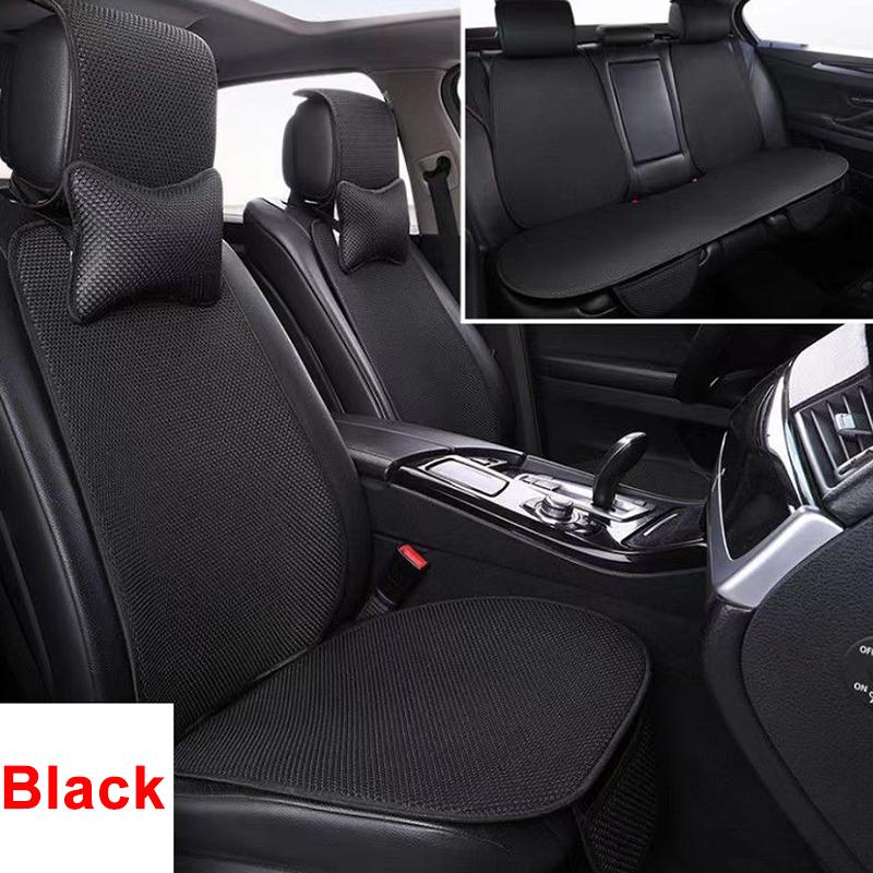 WTEMPO Ensemble de coussins de siège de voiture en tricot double couche antidérapant, confortable, respirant, haut de gamme, pour l'été
