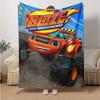 1pc Autumn Pixar Car Adventure Flannel Blanket Soft Warm Throw Blanket for Bedroom Living Room Bed Travel Camping Picnic Gift. M730028