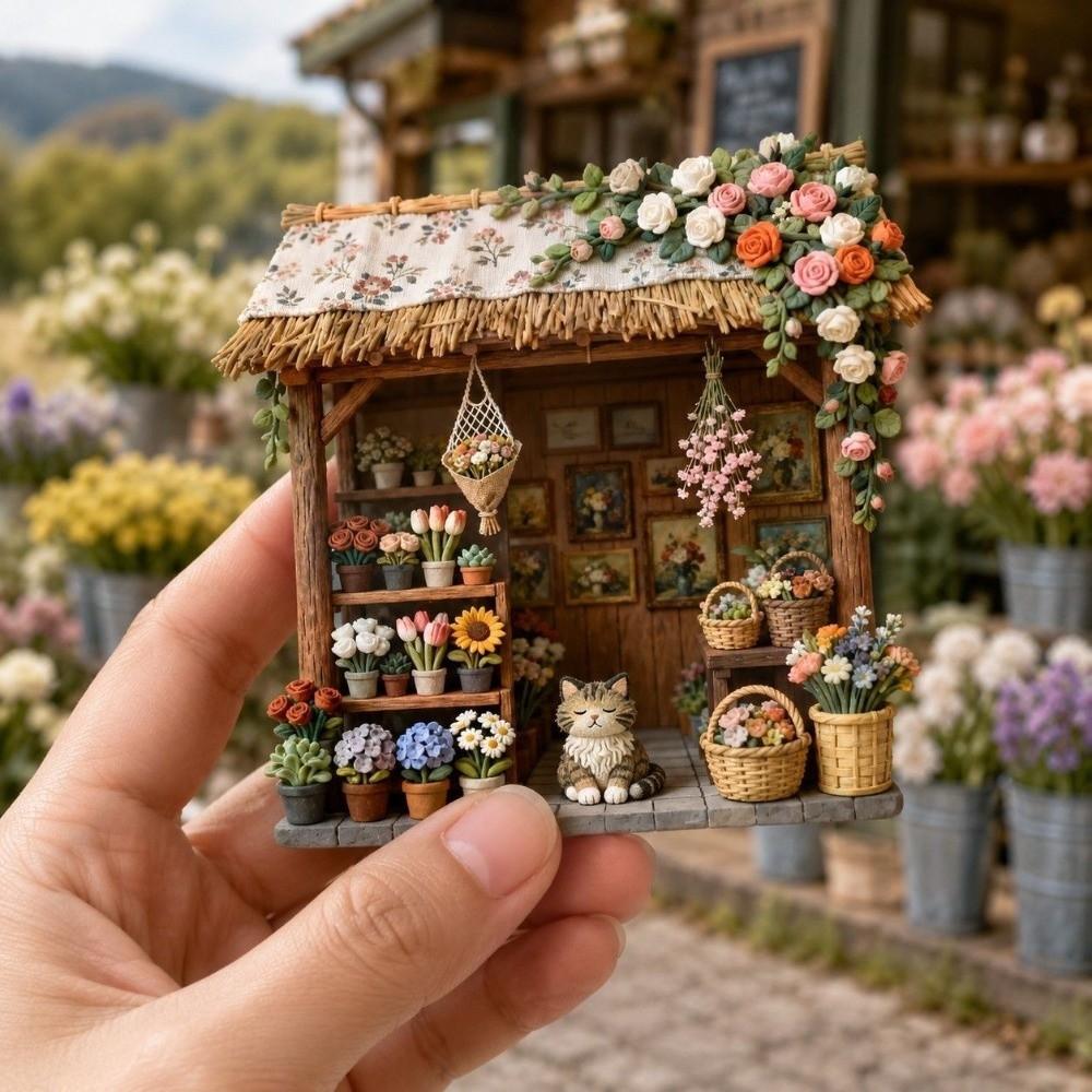 Shop Shape Home Decoration House Magnetic Sticker Blessing Gift Refrigerator Magnet  Gift