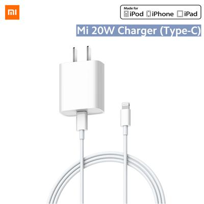 Xiaomi QC 3.0 Type-C 20W Quick USB-C Charger Wall Phone Charger Lighting Cable
