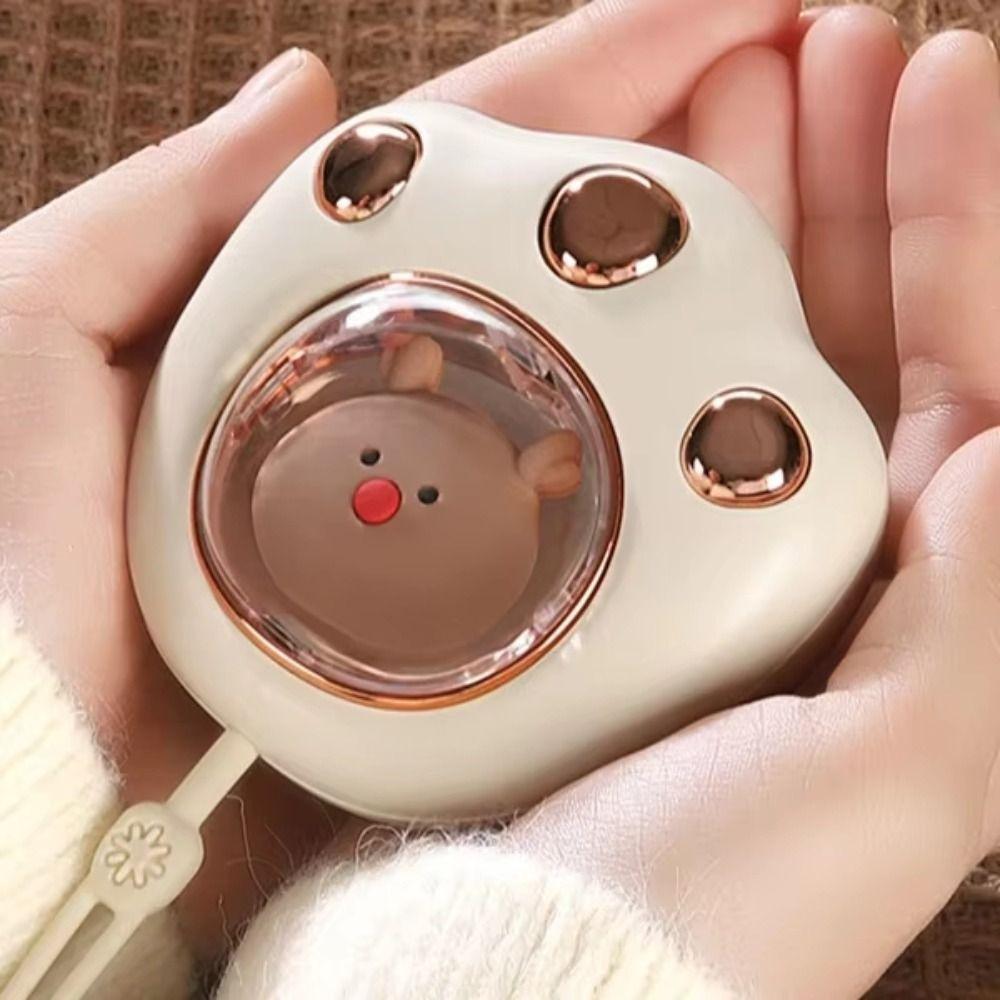 Mini Cat's Claw Hand Warmer Rechargeable Pocket Warmer Cute Electric Heater Office