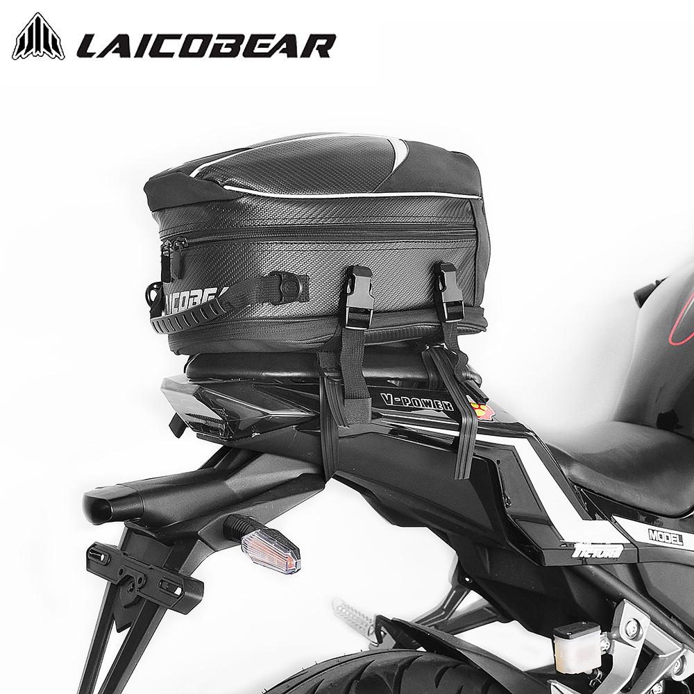Motorcycle Tail Bag: Multifunctional Rear Seat Gear with Large Capacity for Helmets