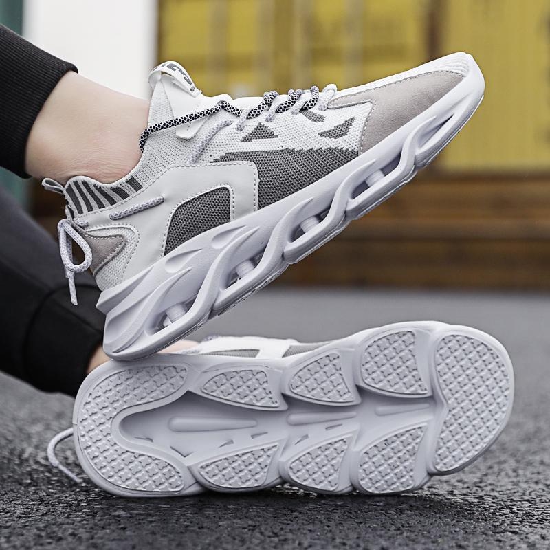 Mens Running Shoes Mesh Comfortable Flat Walking Tennis 2025 New Fashion Lace-up Casual Jogging Shoes for Men