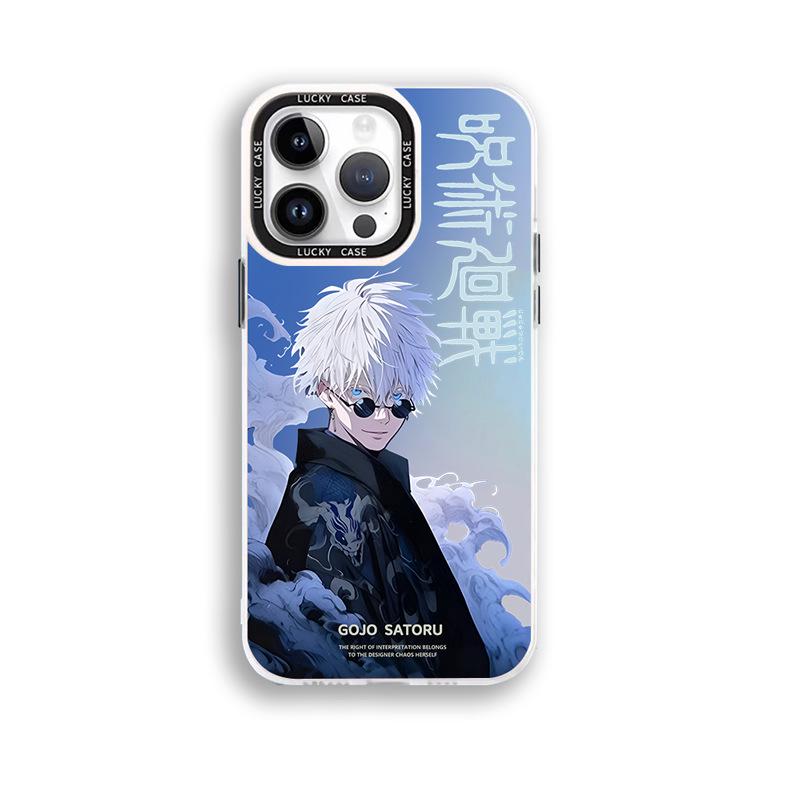 כיסוי טלפון אנימה Jujutsu Kaisen Gojo Satoru עבור Vivo V30/V30 Pro/S18 Pro - גימור מט