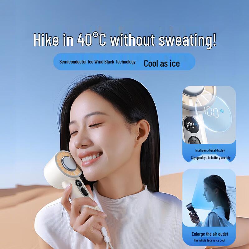 SOTHING Mini Handheld Bladeless Turbine Fan