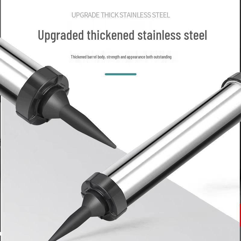 995 Effort-Saving Hand-Press Stainless Steel Caulking Gun for Household Use