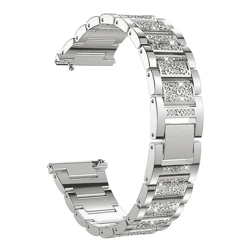 Diamond Strap and Case for Redmi Watch 5 Active Redmi Watch 3 Active/3 Lite Stainless Steel Watchband