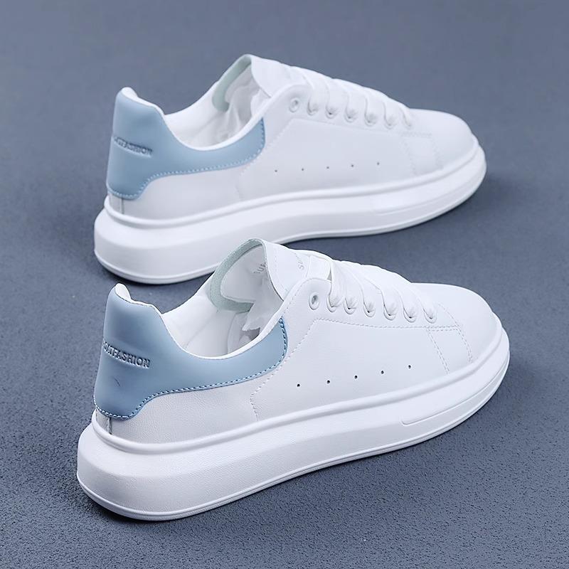 McQueen witte schoenen heren en dames koppels 2025 herfst nieuwe dikke zolen verhogende casual schoenen internetberoemdheid super hot dad schoenen tide