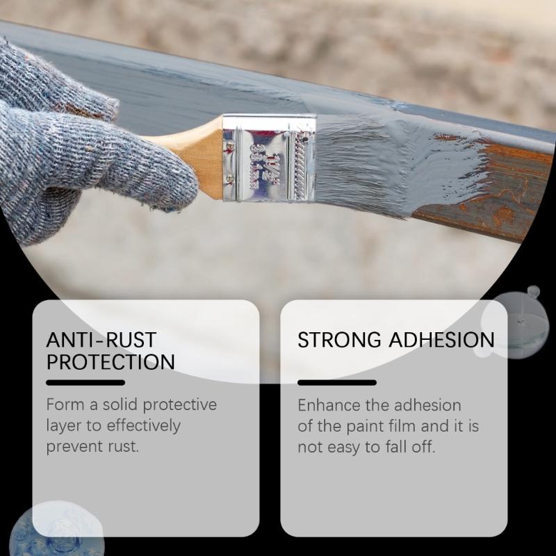 Powerful 100G Corrosion Inhibitor Paint Industrial Oxidation Converter with Brush Set for Maintenance & Repair Tasks
