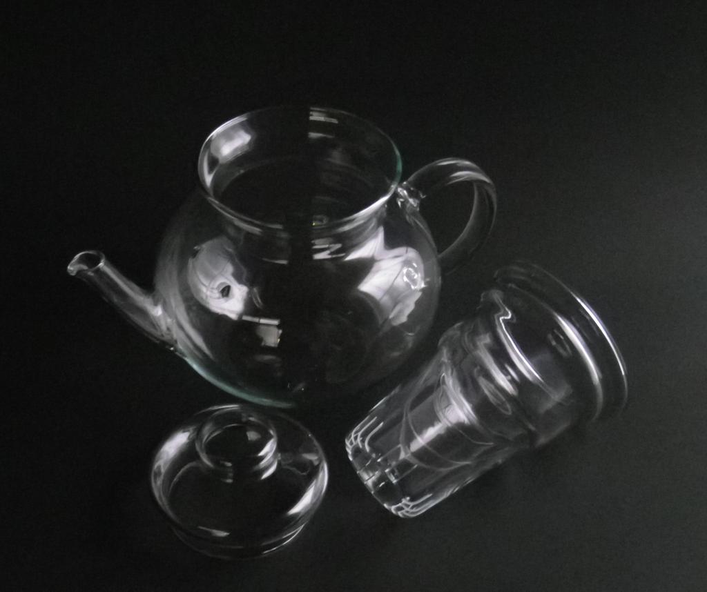 Czech-made heat-resistant glass SIMAX Eva Teapot 3373-F