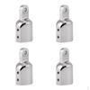 4 Pieces End Cap Fits 0.86” Stainless Steel Marine Hardware