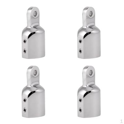 4 Stück Endkappe Passend 0,86” Edelstahl Marine Hardware