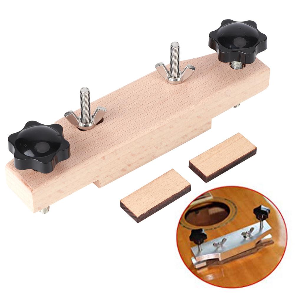 Gitarrenstegklemme aus Ahorn, Gitarrenständer, Wartungswerkzeuge, Installation, Reparatur, Austausch, allgemeines Zubehör