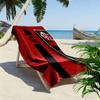 Telo Mare con Stampa Logo Flamengo2, Grande Morbido Asciugatura Rapida per Spiaggia Campeggio Nuoto