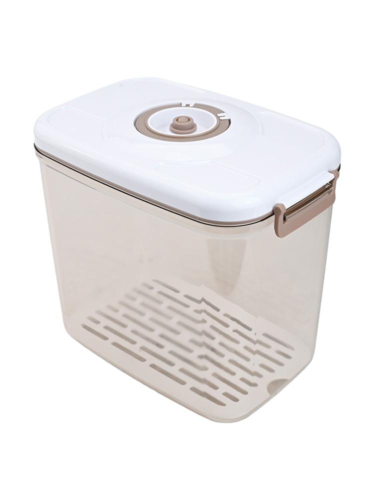 Food Storage Box ABS One-Handed Operation Transparent