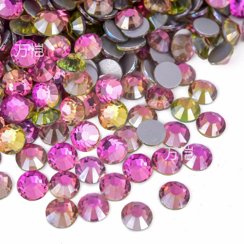 Ss3-Ss16 Mixed Size Flat Bottom Drill, Mobile Phone Case Diy Sticker Diamond Crystal Glass, Creative Nail Art Jewelry Accessories