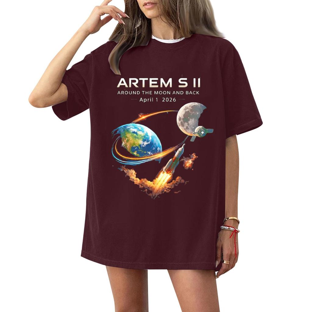 Damen Freizeit T-Shirt mit kurzen Ärmeln, Rundhalsausschnitt, Grafikdruck, Lockerer Schnitt, Bequemes Oberteil, Geeignet für den täglichen Gebrauch und Outdoor-Aktivitäten