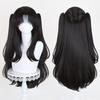 Fate Tohsaka Rin Cosplay Wig 80cm Long Black Woman Hair Anime Cosplay Wig Halloween Heat Resistant Synthetic Wigs